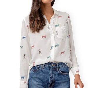 Rails Kathryn Multi Wild Cats Button Down Shirt